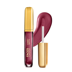 FACES CANADA Comfy Matte Liquid Lipstick - Scandalous 34, 3.8 ml | Comfortable 10HR Longstay | Intense Matte Color | Almond Oil & Vitamin E Infused | Super Smooth | No Dryness | No Alcohol
