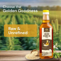 Maharishi Ayurveda Sesame Oil (Til Oil) – Natural Cold-Pressed from White Til Seeds | Pure Edible Oil for Cooking, Skin & Massage | Rich in Omega 3 & 6, Healthy & Chemical-Free 1000 ML