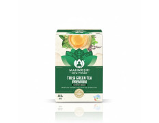 Maharishi Ayurveda Organic Certified Tulsi Green Tea Premium | With Rama, Krishna & Vana Tulsi and Green Tea | Supports Detox, Immunity & Daily Balance | 20 Tea Bags (30g)