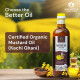 Maharishi Ayurveda Organic Certified Mustard Oil | Cold-Pressed Kachi Ghani Sarson Oil | Supports Digestion, Circulation & Daily Cooking | 1 L