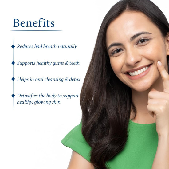 Blue Nectar Cardamom Mint Oil Pulling for Mouth | Ayurvedic Mouth Freshener & Mouthwash | Natural Pulling Oil for Cool Fresh Breath & Daily Oral Care (9 Herbs, 100ml) Blue Nectar Cardamom Mint Oil Pulling for Mouth | Ayurvedic Mouth Freshener & Mouthwash | Natural Pulling Oil for Cool Fresh Breath & Daily Oral Care (9 Herbs, 100ml)