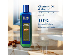Blue Nectar Cinnamon Mouth Pulling Oil for Kavala Gandusha Oral Hygiene Ritual | Ayurvedic Mouth Wash Liquid for Bad Breath Remover, Oral Care & Gum Care Support (9 Herbs, 100ml)