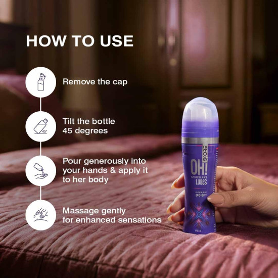 Skore OH!! Stimulant Lubes for women -Skin-Friendly| Safe to Use with Condoms 50ml