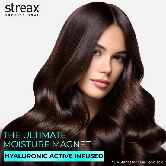 Streax Professional Vitariche Gloss Shampoo with With Hyaluronic Acid -300ml, Sulfate-Free Shampoo for Dry, Damaged & Frizzy Hair, Hydrating & Nourishing Shampoo with Hyaluron Molecules for Frizz Control, For All Hair Types Streax Professional Vitariche Gloss Shampoo with With Hyaluronic Acid -300ml, Sulfate-Free Shampoo for Dry, Damaged & Frizzy Hair, Hydrating & Nourishing Shampoo with Hyaluron Molecules for Frizz Control, For All Hair Types