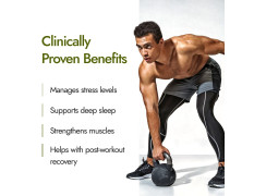 Kapiva KSM-66 Ashwagandha (500mg) | Clinically Proven with 5% Withanolides | 100% Root Extract | Supports Cortisol Balance, Strength & Vitality | Natural Stress Relief | 60 Veg Capsules