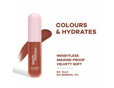 Earth Rhythm Lip Nectar Matte Liquid Lipstick, Weightless, Never Drying, No Mineral Oil 5g - Caramel