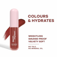 Earth Rhythm Lip Nectar Matte Liquid Lipstick, Weightless, Never Drying, No Mineral Oil 5g - Cherry