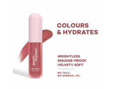 Earth Rhythm Lip Nectar Matte Liquid Lipstick, Weightless, Never Drying, No Mineral Oil 5g - Fig