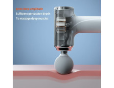 RAEMAO Charge Go Massage Gun | Body Massager for Pain Relief | Massage Gun for Back Leg & Full Body | Body, Neck, Shoulders, Back, Arms & Feet Massager | 4 Specialized Heads For Full Body Pain Relief (Multi Colour)