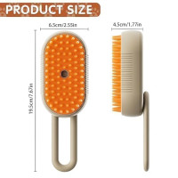 Bekin 4‑in‑1 Pet Grooming Set – Bath Brush Steam Brush 3 in 1 Water Brush Brush + Silicone Bath & Massage Tool + Adjustable Rubber Bath Scrubber + Ergonomic Nail Clippers – for Dogs & Cats