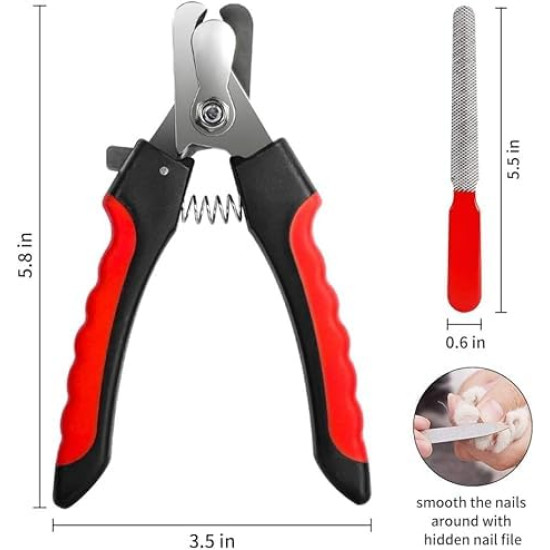 Bekin 4‑in‑1 Pet Grooming Set – Bath Brush Steam Brush 3 in 1 Water Brush Brush + Silicone Bath & Massage Tool + Adjustable Rubber Bath Scrubber + Ergonomic Nail Clippers – for Dogs & Cats