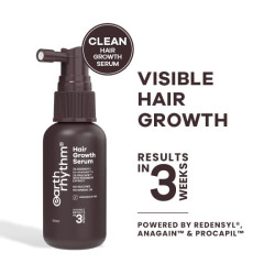 Earth Rhythm Hair Growth Serum with 3% Redensyl, 2% Anagain & Procapil. Visible Results in 3 Weeks