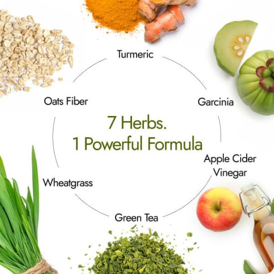 Kapiva Chocolate Slim Shake - Meal Replacement Drink Powered With 7 Ayurvedic Herbs For Healthy Weight Control & Management