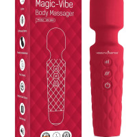 HealthSense Cordless Full Body Massager Machine for Pain Relief, Handheld Back Massage Machine with Medical Grade Silicone, Fast Charging, 8 Speeds, 20 Modes & 1 Year Warranty | Magic Vibe HM260