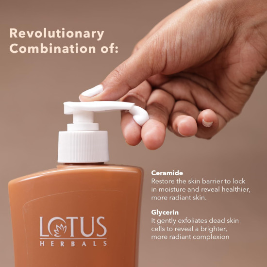 Lotus Herbals Glow Rush Moisturising Body Lotion 400ml | Brightens Skin & Deeply Nourishing | Coffee & Chocolate Perfume Lotion | For Men & Women | Suitable For All Skin Types