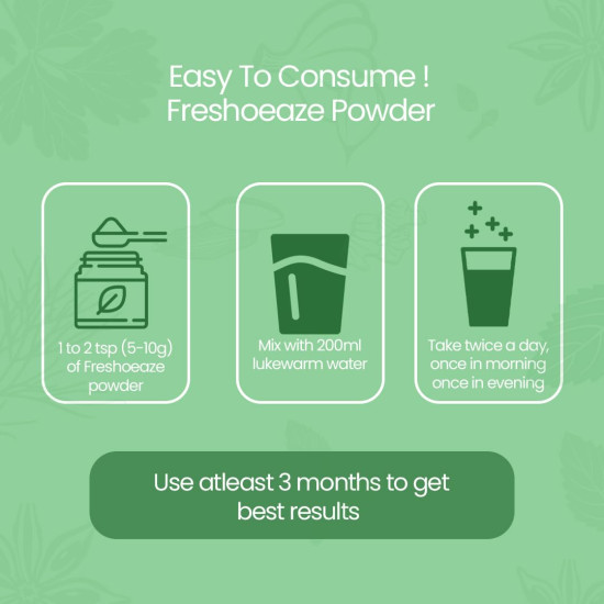 Krishna's Freshoeaze Powder | Ayurvedic Digestive Formula | Relieves Indigestion, Gas & Acidity | Natural Support for Gut Wellness | 100g