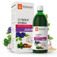 Krishna's BPSOLV Juice with 8 Herbs – Natural Support for Blood Pressure | Herbal Formula for Heart Health, Circulation & Overall Wellness - 1000 ml