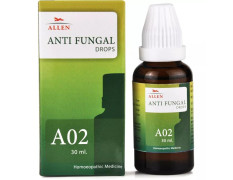 Allen Homeopathy A02 Anti Fungal Drops, 30ml Liquid Medicine