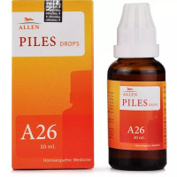 Allen Homeopathy A26 Piles Drops, Homeopathic Medicine 30 ML