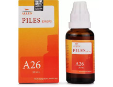Allen Homeopathy A26 Piles Drops, Homeopathic Medicine 30 ML