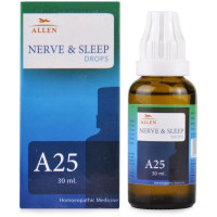Allen Homeopathy A25 Nerve & Sleep Drops, Homeopathic Medicine, 30ml