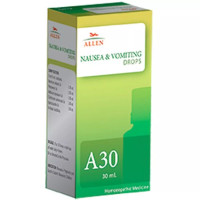 Allen Homeopathy A30 Nausea & Vomiting Drops, Natural Homeopathic Formula, 30ml
