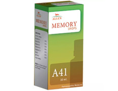 Allen Homeopathy Memory Drops A41, Homeopathic Liquid Medicine, 30ml
