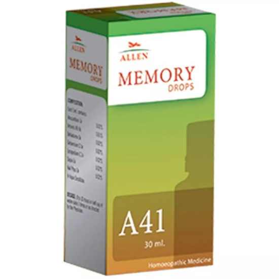 Allen Homeopathy Memory Drops A41, Homeopathic Liquid Medicine, 30ml