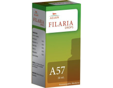 Allen Homeopathy A57 Filaria Drops, Homeopathic Medicine, 30ml