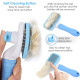 Style Keepers 6-in-1 Pet Grooming Combo for Dogs & Cats | Bathing Brush, Silicone Shampoo Dispenser, Deshedding Glove, Slicker Brush, Nail Clipper & File | Complete Pet Cleaning, Bathing & Shedding Care Kit