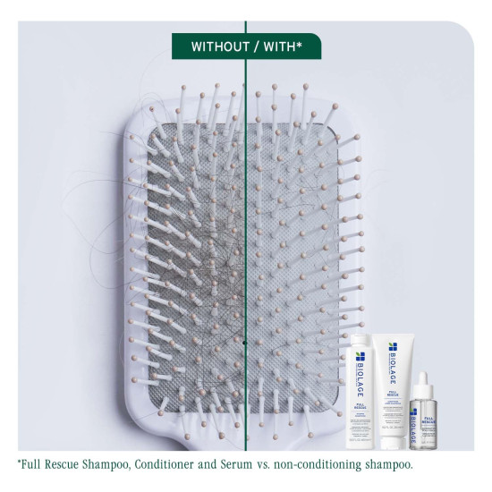Biolage Full Rescue Anti-Breakage Shampoo, 74% less breakage & Reduces Hairfall, With Rosemary Oil & Niacinamide, Vegan & Cruelty-Free, for all hairtypes Biolage Full Rescue Anti-Breakage Shampoo, 74% less breakage & Reduces Hairfall, With Rosemary Oil & Niacinamide, Vegan & Cruelty-Free, for all hairtypes