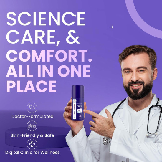 My Soul Topical Non-Transferable Spray for Men | Easy-to-Use External Spray | Quick-Dry Formula | Skin-Friendly & Dermatologically Tested | Compact Bottle for Convenient Personal Care (10 g) My Soul Topical Non-Transferable Spray for Men | Easy-to-Use External Spray | Quick-Dry Formula | Skin-Friendly & Dermatologically Tested | Compact Bottle for Convenient Personal Care (10 g)