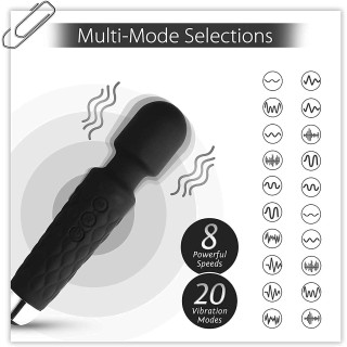 RONXS Full Body Massager for Women & Men, Rechargeable Wireless Machine for  Pain Relief, Handheld Personal Massager Vibrator with Medical Grade  Silicone, 8 Speeds, 20 Modes (Perosnal Massager) - Bazaar5.com | One