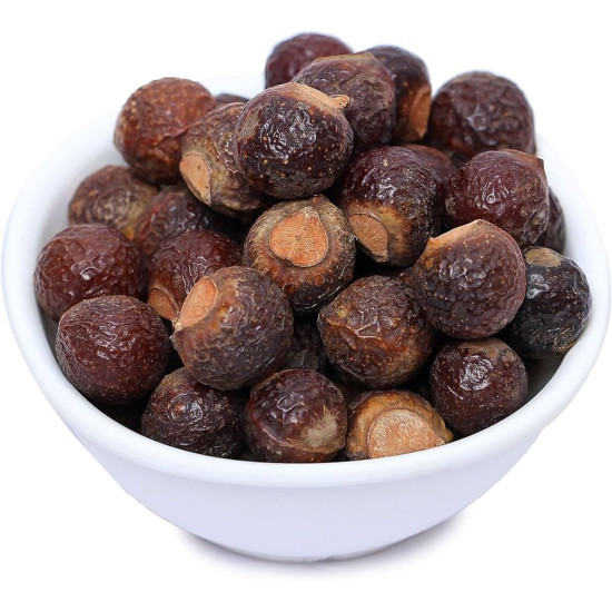 VEDNIRA Natural Soap Nut 100g Aritha/Reetha/Ritha/Soapnuts/Poonthikottai (Sapindus Mukorossi) | Raw Dried Hair Wash Herb for Dandruff Control, Hair Growth & Smooth Shiny Hair | Chemical Free