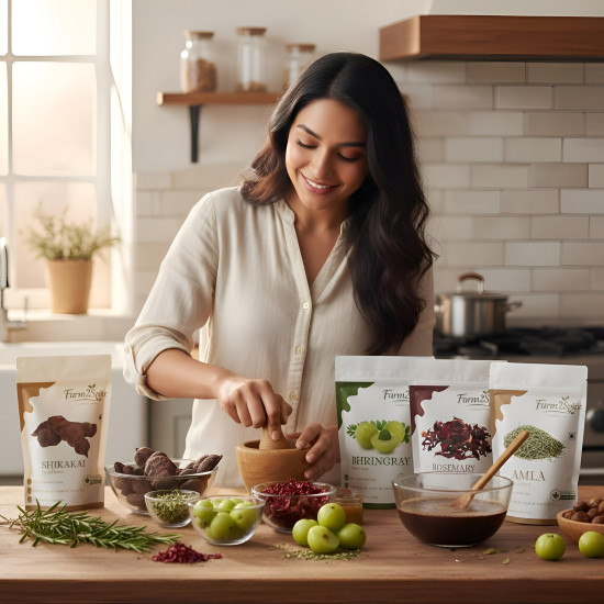 VEDNIRA Natural Soap Nut 100g Aritha/Reetha/Ritha/Soapnuts/Poonthikottai (Sapindus Mukorossi) | Raw Dried Hair Wash Herb for Dandruff Control, Hair Growth & Smooth Shiny Hair | Chemical Free