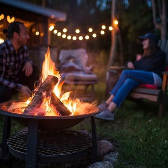 Premium Natural Hardwood Firewood Logs, 2 Kilograms, Pre-Cut Seasoned Wood for Fireplace, Fire Pit, Pizza Oven, BBQ Grilling and Cooking