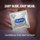 Durex Naturals Smooth Glide Condoms for Men - 10 Count | with 2X Water-Based Lubricant | Ultra Thin
