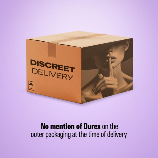 Durex Naturals Smooth Glide Condoms for Men - 10 Count | with 2X Water-Based Lubricant | Ultra Thin