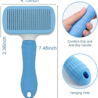 6 in 1 Pet Grooming Kit for Dog and Cat with Shedding Brush Nail Clipper Bath Brush Flea Comb and Complete Grooming Tools Set for Home Pet Hair Care Fur Cleaning and Professional Daily Pet Grooming Use