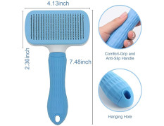 6 in 1 Pet Grooming Kit for Dog and Cat with Shedding Brush Nail Clipper Bath Brush Flea Comb and Complete Grooming Tools Set for Home Pet Hair Care Fur Cleaning and Professional Daily Pet Grooming Use