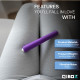 ZYLLION Blush Vibrating Stick Personal Massager – Purple | Ergonomic Design | Multiple Vibration Modes | Quiet & Portable