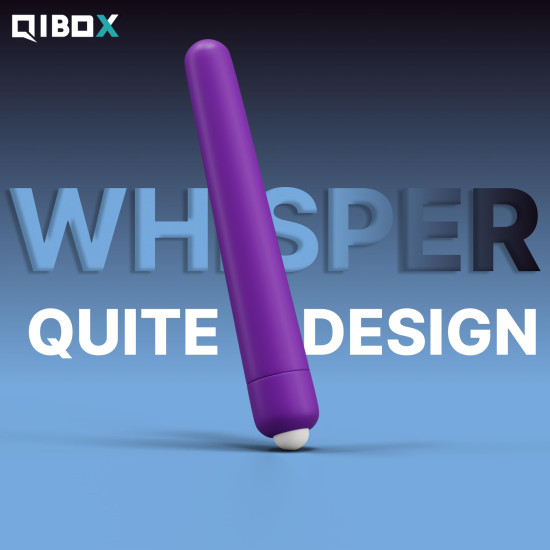 ZYLLION Blush Vibrating Stick Personal Massager – Purple | Ergonomic Design | Multiple Vibration Modes | Quiet & Portable