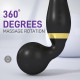Double Vibration Body Massager | Handheld Dual Massager Stick with 360° Rotation | Rechargeable Electric Pain Relief & Relaxation Device for Full Body Use