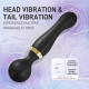 Double Vibration Body Massager | Handheld Dual Massager Stick with 360° Rotation | Rechargeable Electric Pain Relief & Relaxation Device for Full Body Use