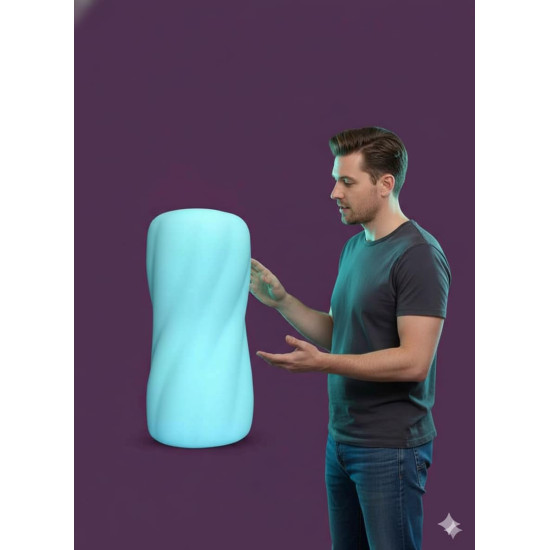 Silicon massage tool, twist design pain relief device, body massager for man, ultra soft & flexible medical -grade silicon tool,hand exercise for anxiety & muscle relaxation &physio tool