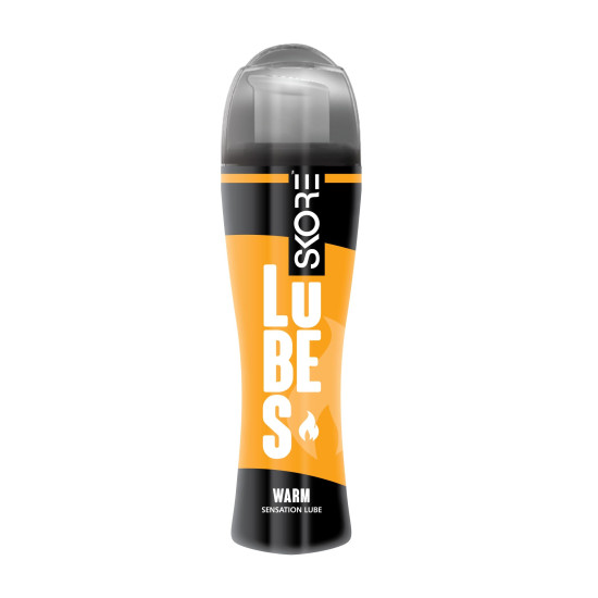Skore Lubes Pleasure Lubricant Gel for Men & Women | Warm Sensation | Skin Friendly | Water Based | Compatible with condoms| 50ml