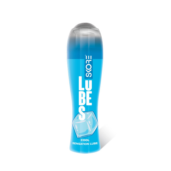 Skore Lubes Pleasure Lubricant Gel for Men & Women | Cool Sensation | Skin Friendly | Water Based | Compatible with condoms| 50ml