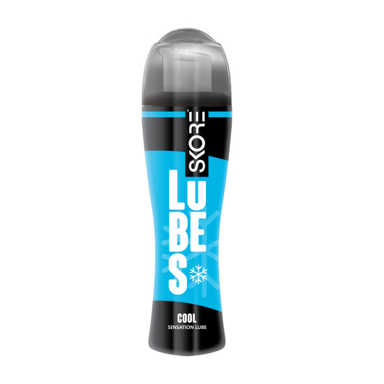 Skore Lubes Pleasure Lubricant Gel for Men & Women | Cool Sensation | Skin Friendly | Water Based | Compatible with condoms| 50ml