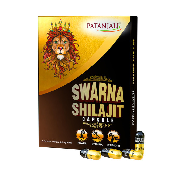 Patanjali Swarna Shilajit - 10 Capsules Patanjali Swarna Shilajit - 10 Capsules