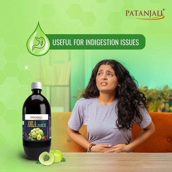 Patanjali Amla Juice 1 Litre Vitamin C Rich Ayurvedic Health Drink